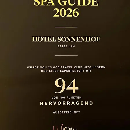 Sonnenhof Himmelreich Bayerischer Wald Hotel 4*
